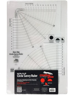 Règle Circle Savvy 11.75" x 18.5" Creative Grids