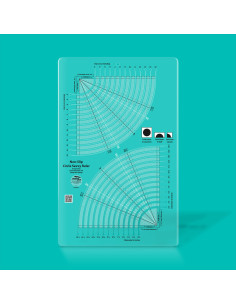 Règle Circle Savvy 11.75" x 18.5" Creative Grids 2