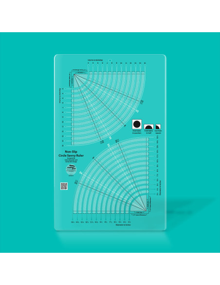 Règle Circle Savvy 11.75" x 18.5" Creative Grids