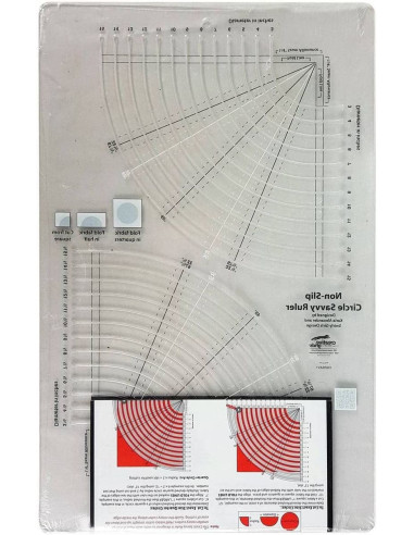 Règle Circle Savvy 11.75" x 18.5" Creative Grids