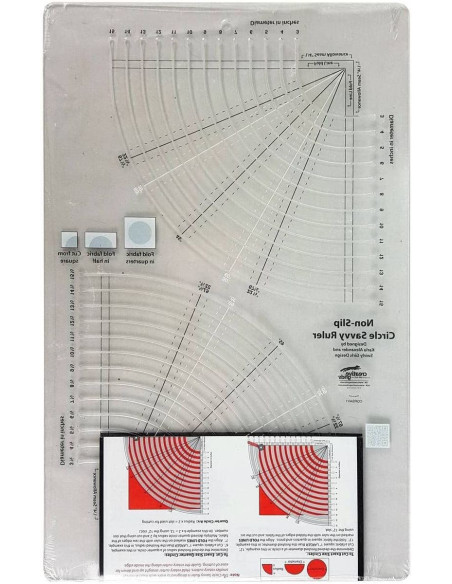 Règle Circle Savvy 11.75" x 18.5" Creative Grids