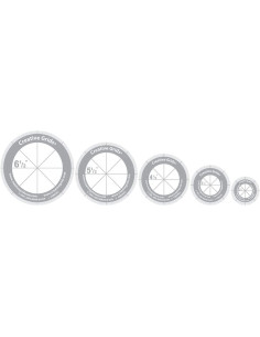 Set de 5 règles cercles Creative Grids