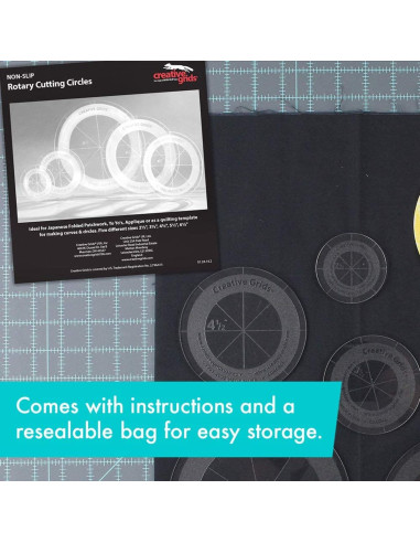 Set de 5 règles cercles Creative Grids