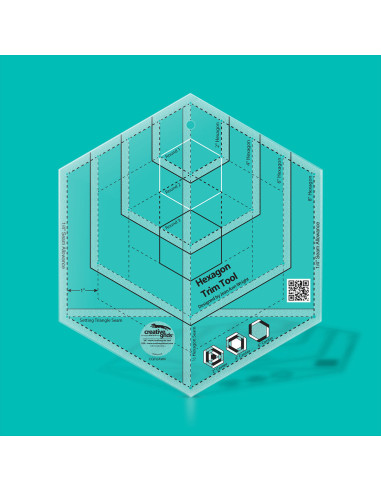 Règle hexagone Trim Tool Creative Grids