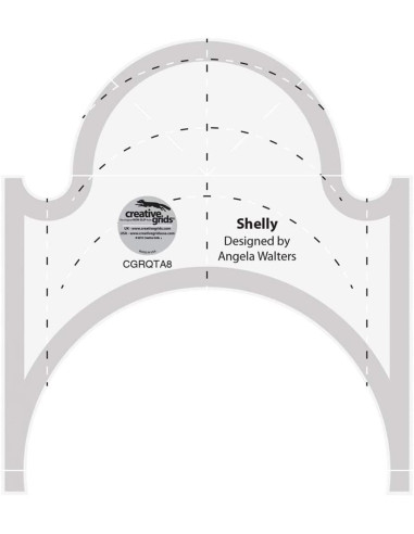 Règle Shelly Machine Quilting Tool Creative Grids