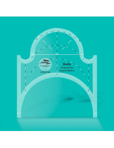 Règle Shelly Machine Quilting Tool Creative Grids 2