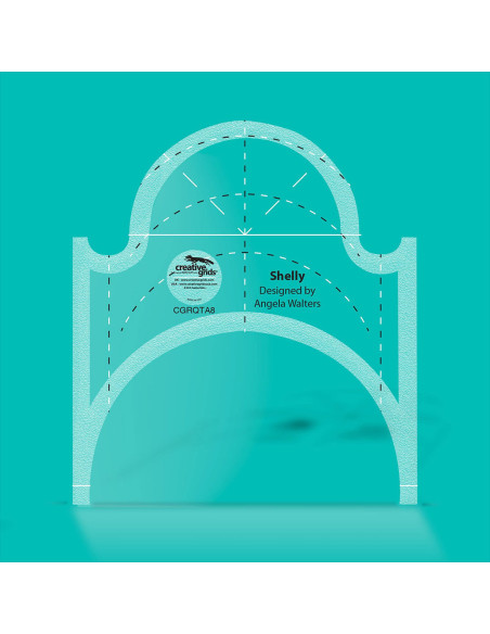 Règle Shelly Machine Quilting Tool Creative Grids