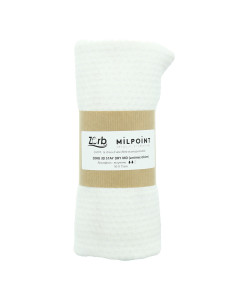 Coupon tissu absorbant moyen Zorb 3D Stay Dry antimicrobien 50 x 75 cm - Blanc