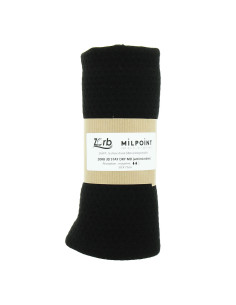 Coupon tissu absorbant moyen Zorb 3D Stay Dry antimicrobien 50 x 75 cm - Noir