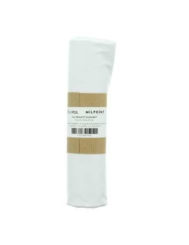 Coupon tissu pul imperméable 50 x 70 cm - Blanc