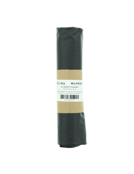 Coupon tissu pul imperméable 50 x 70 cm - Noir