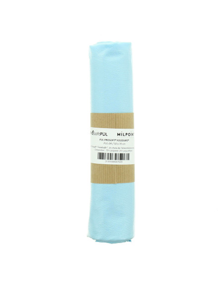 Coupon tissu pul imperméable 50 x 70 cm - Bleu ciel