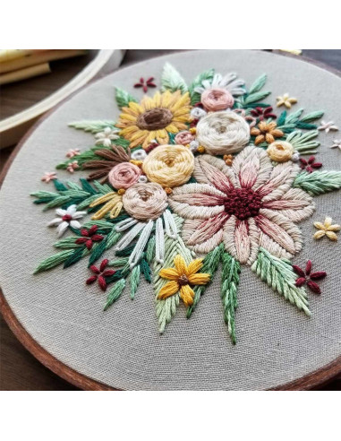 Kit broderie - Floral Harvest