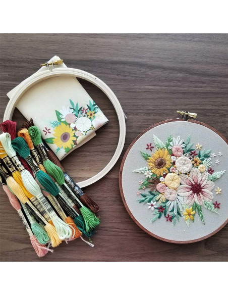 Kit broderie - Floral Harvest