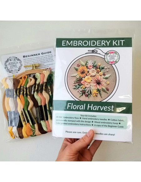 Kit broderie - Floral Harvest