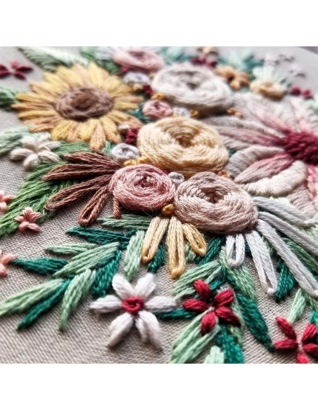 Kit broderie - Floral Harvest
