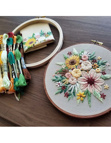 Kit broderie - Floral Harvest