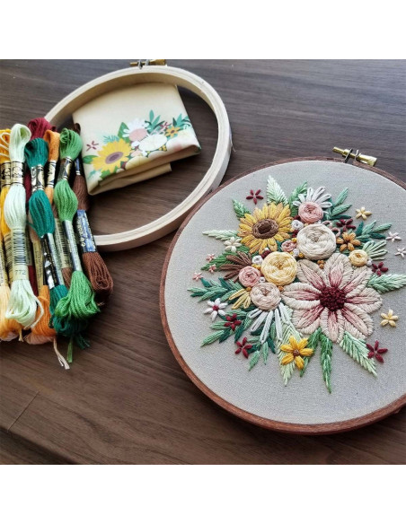 Kit broderie - Floral Harvest