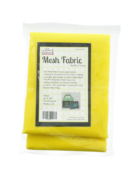 Tissu filet extérieur - Jaune