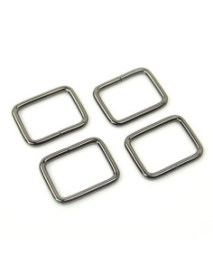 Set de 4 anneaux carrés - Canon de fusil 25,4 mm