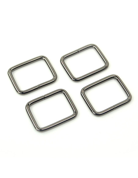 Set de 4 anneaux carrés - Canon de fusil 25,4 mm