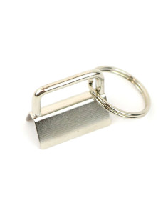 Lot de 2 attaches porte-clés et sangle - Argent