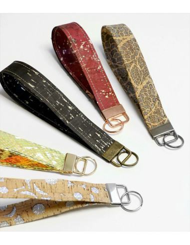 Lot de 2 attaches porte-clés et sangle - Argent