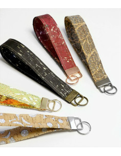 Lot de 2 attaches porte-clés et sangle - Antique 2