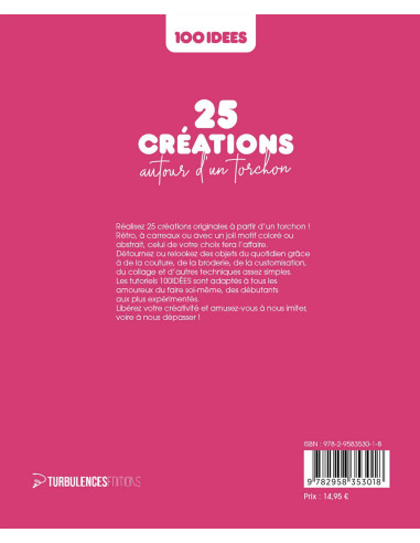 Livre 25 créations autour d´un torchon