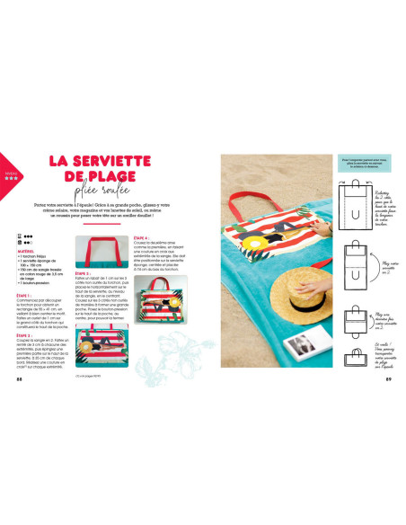 Livre 25 créations autour d´un torchon