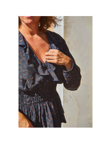 Patron de blouse, jupe et robe Sifnos - Ikatee