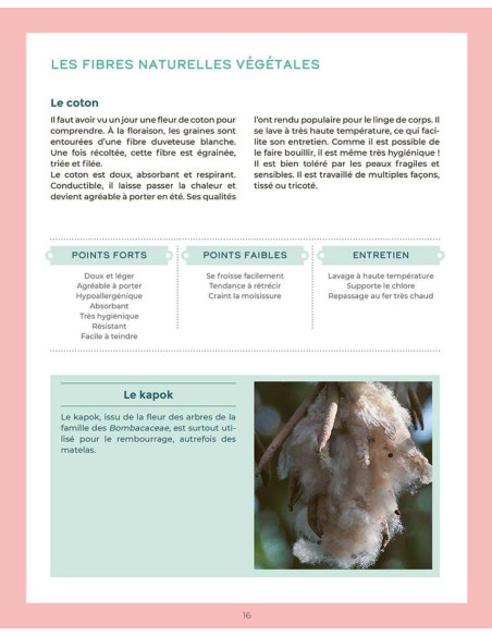 Livre le guide des tissus