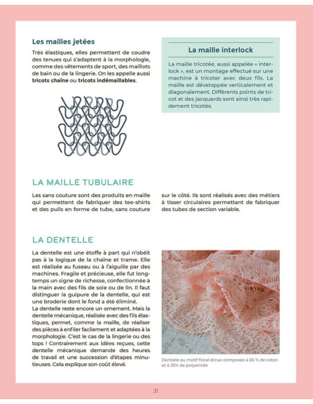 Livre le guide des tissus