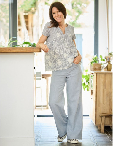 Patron de pantalon large California - Atelier Scämmit