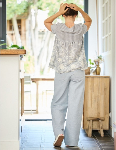 Patron de pantalon large California - Atelier Scämmit