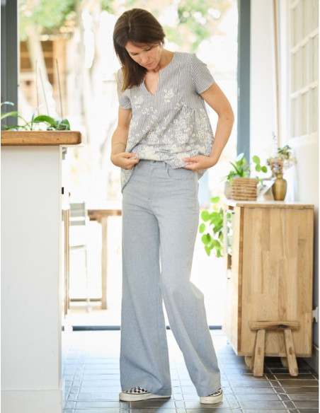 Patron de pantalon large California - Atelier Scämmit