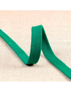 Cordon tressé plat pour sweat - Vert