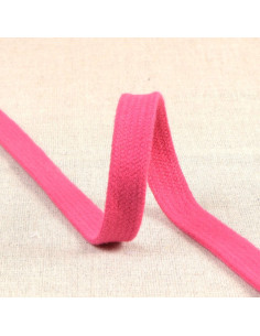 Cordon tressé plat pour sweat - Fuchsia