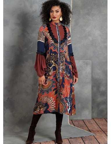 Patron de robe et tunique - Vogue 1904