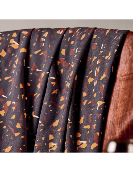 Tissu modal de viscose Candy Rock Tender Toffee - Atelier Brunette