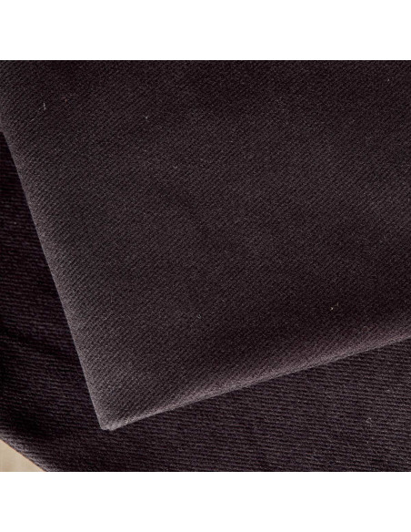 Tissu gabardine de coton Black - Atelier Brunette