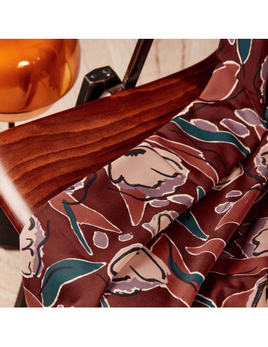 Tissu viscose Peony Rust - Atelier Brunette