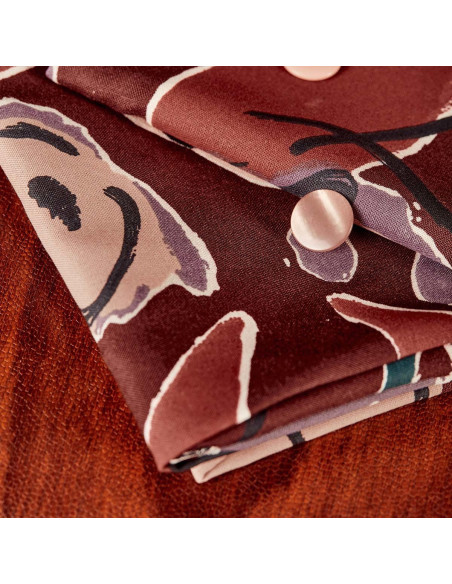 Tissu viscose Peony Rust - Atelier Brunette
