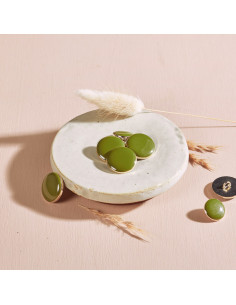 Bouton Dotty - Matcha Leaf