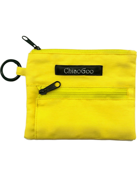 Mini pochette jaune pour aiguilles Shorties Large ChiaoGoo