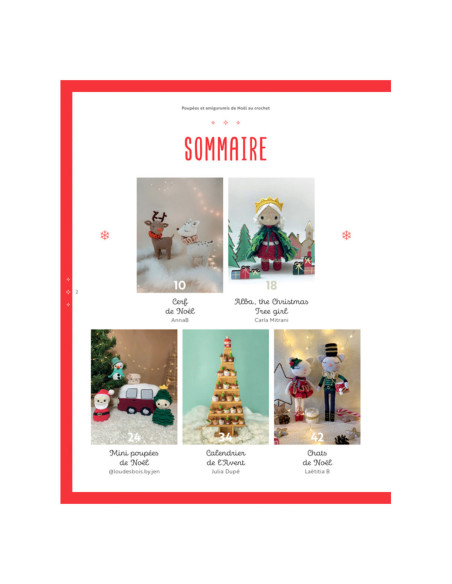 Livre poupées et amigurumis de noël au crochet