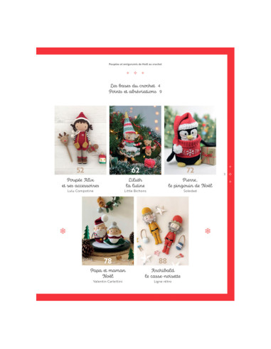 Livre poupées et amigurumis de noël au crochet