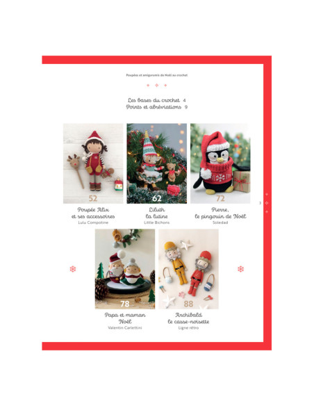 Livre poupées et amigurumis de noël au crochet