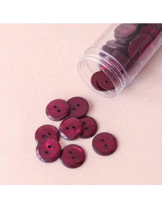 Bouton Sparkle 2 trous - Violet 2
