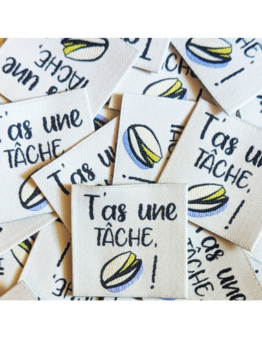 Lot de 6 étiquettes tissées - Fun Mix